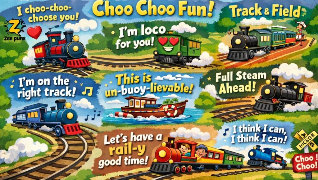 Train Puns for Kids That Are Pure Choo Choo Fun