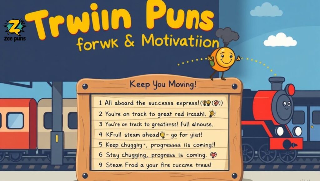 Train Puns for Work and Motivation That Keep You Moving