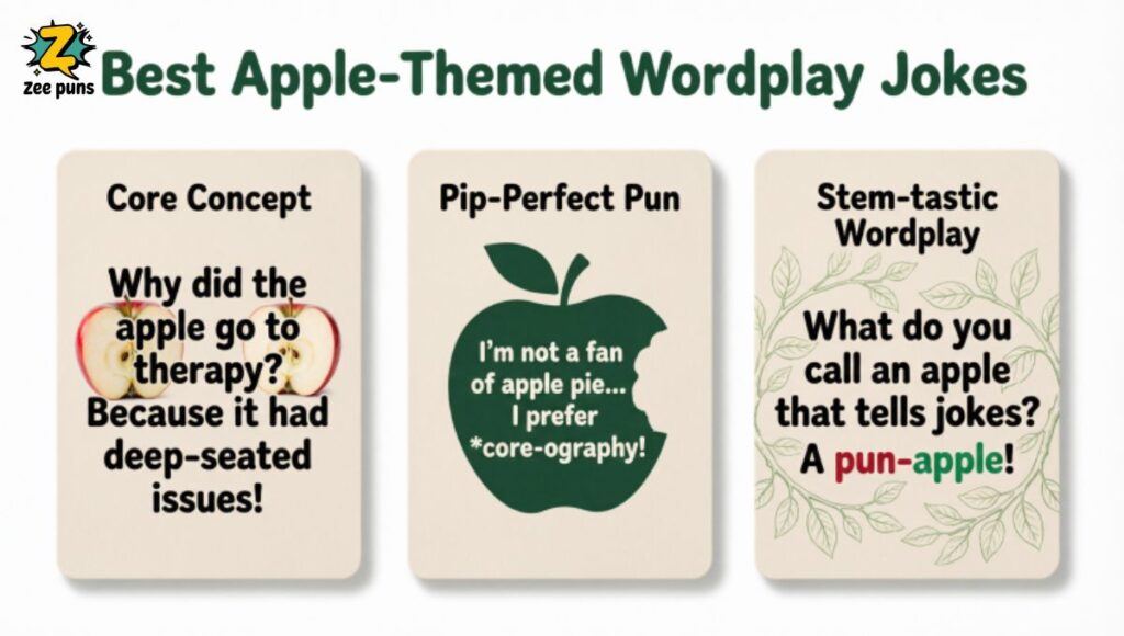 Best Apple-Themed Wordplay Jokes