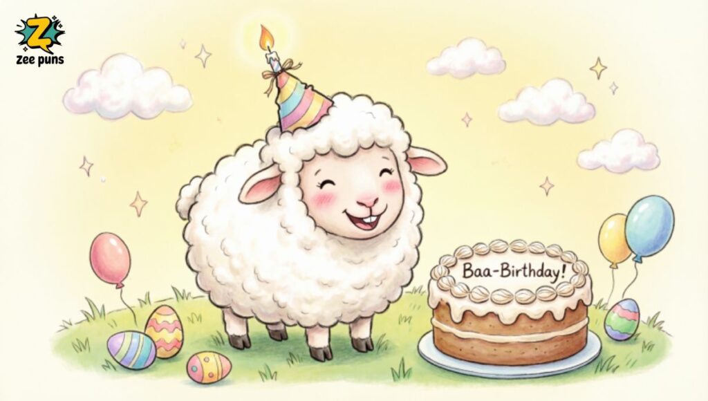 Birthday Sheep Puns