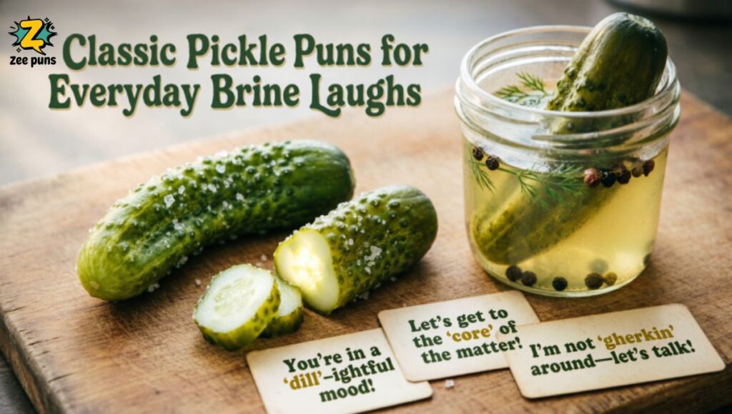 Classic Pickle Puns for Everyday Brine Laughs