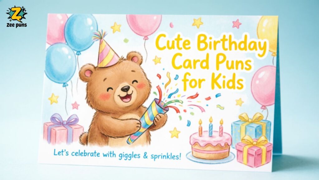 Cute Birthday Card Puns for Kids