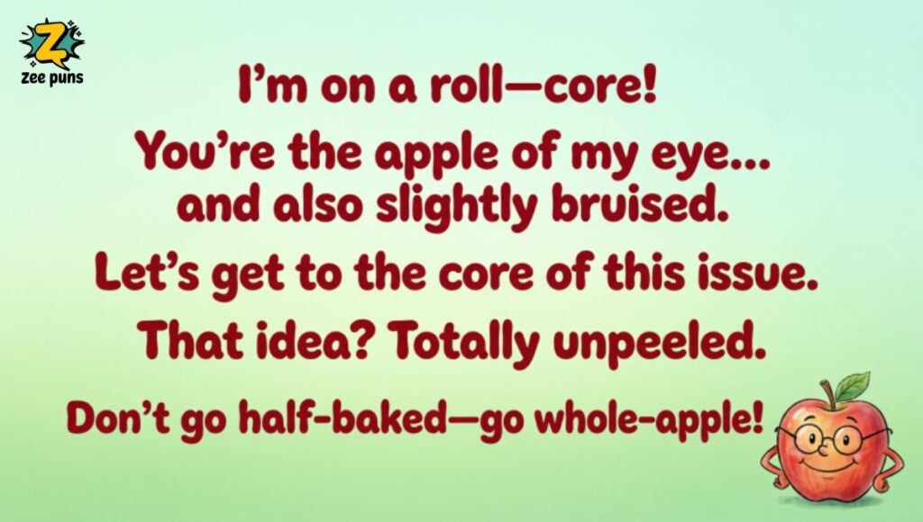 Funny Apple Puns One Liners