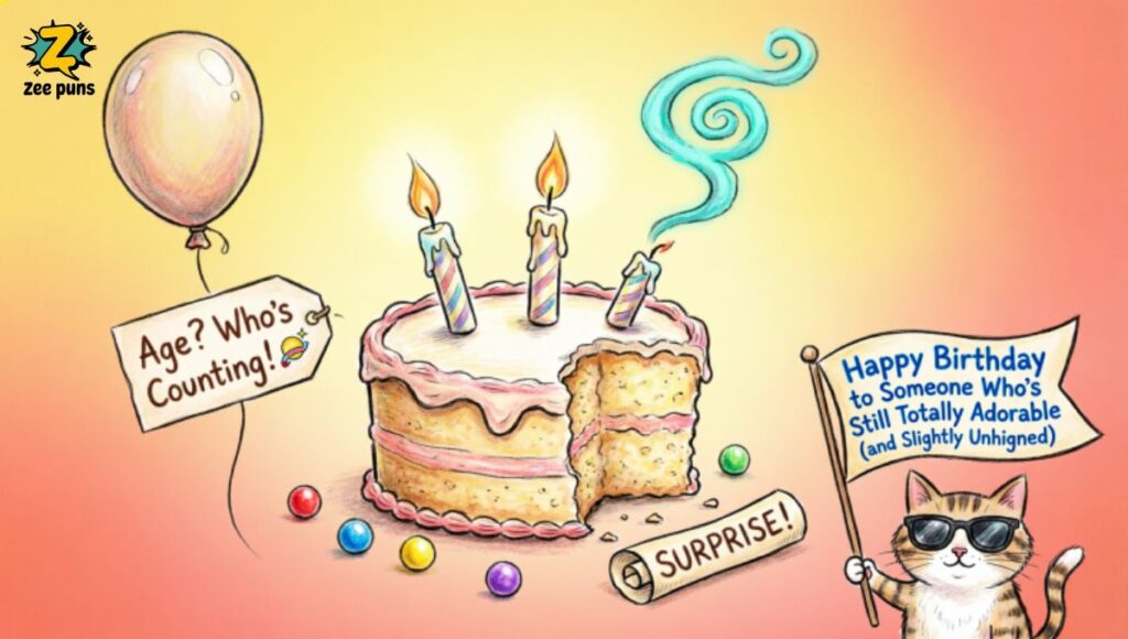 Funny Birthday Card Puns