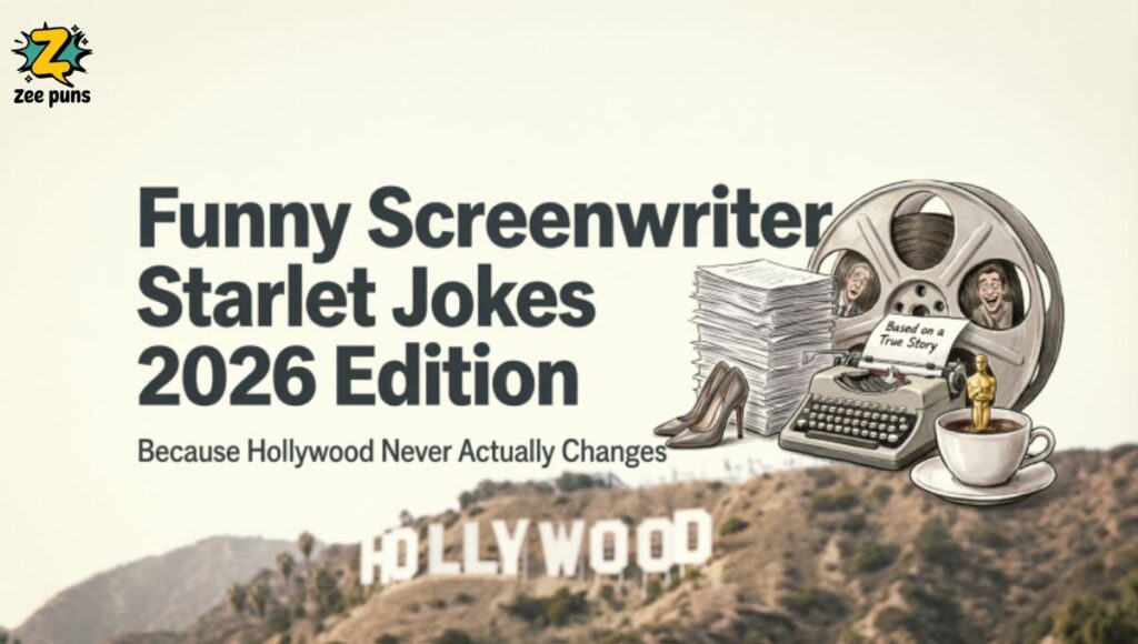 Funny Screenwriter Starlet Jokes 2026 Edition Because Hollywood Never Actually Changes 📅