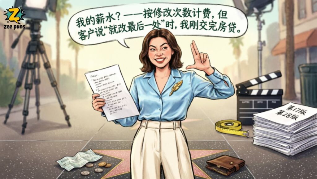 Funny Screenwriter Starlet Jokes About Salary That'll Make Your Agent Cry Into Their Commission 💸