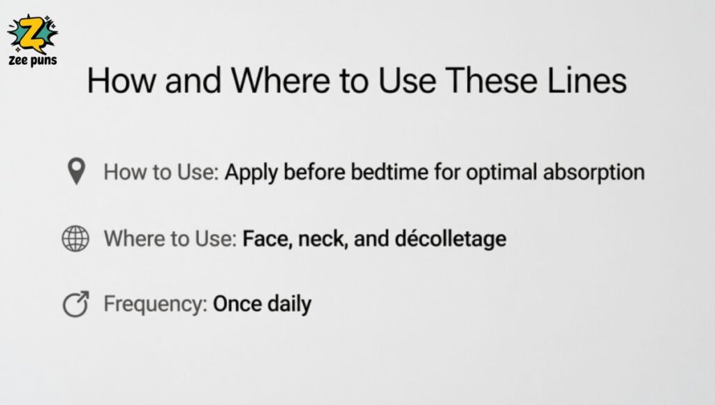 How and Where to Use These Lines (1)