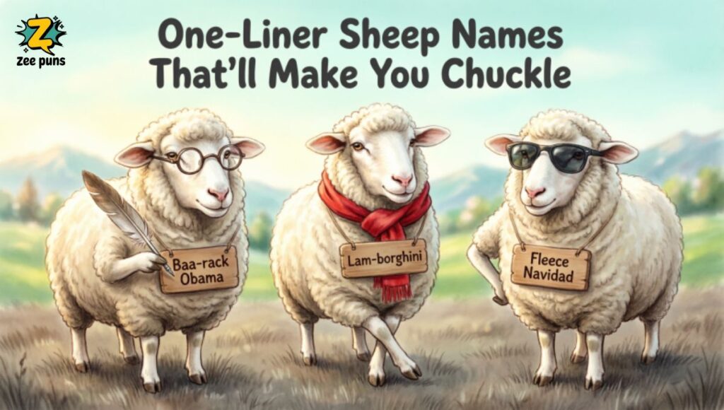 One-Liner Sheep Names That'll Make You Chuckle
