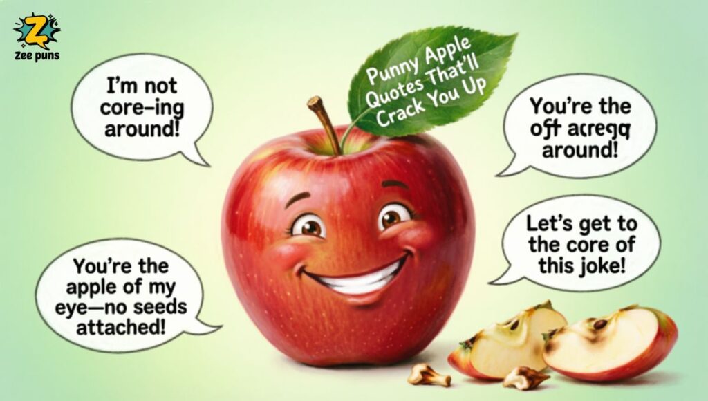 Punny Apple Quotes That'll Crack You Up