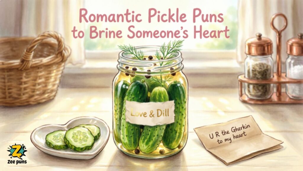 Romantic Pickle Puns to Brine Someone's Heart