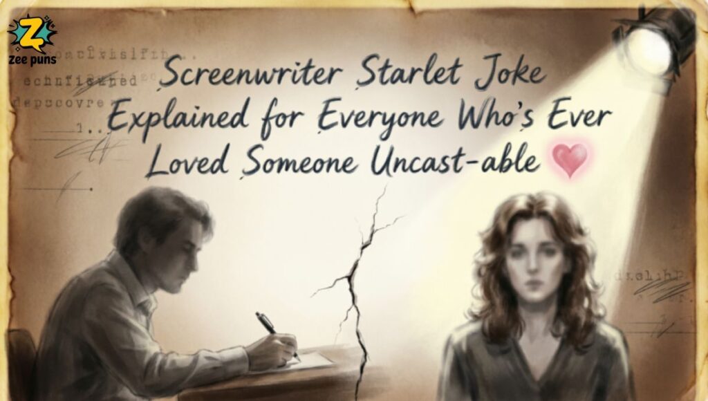 Screenwriter Starlet Joke Explained for Everyone Who's Ever Loved Someone Uncast-able 💔