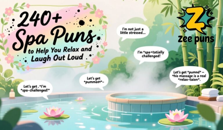 240+ Spa Puns to Help You Relax and Laugh Out Loud