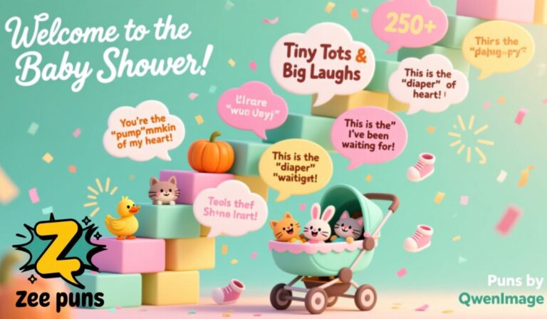 250+ Baby Shower Puns to Make Your Celebration Unforgettable