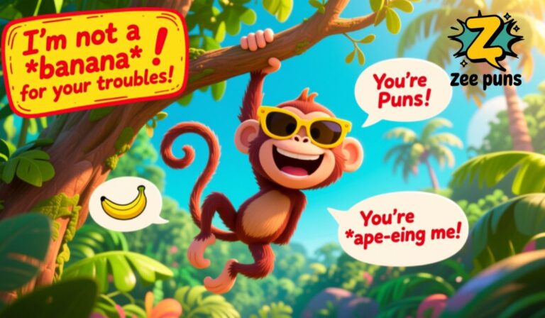 Swing into Laughter with Hilarious Monkey Puns & Jokes