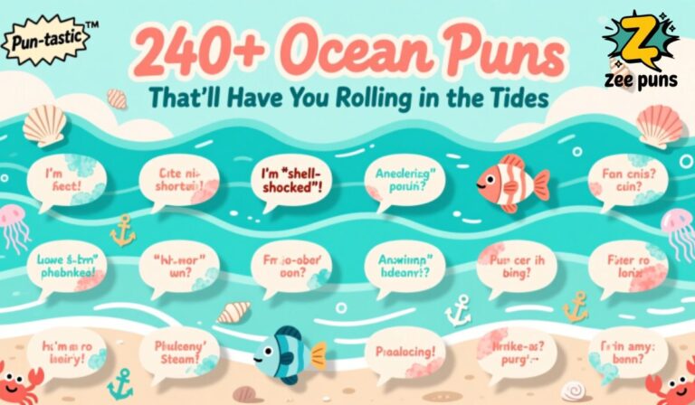 240+ Ocean Puns That’ll Have You Rolling in the Tides