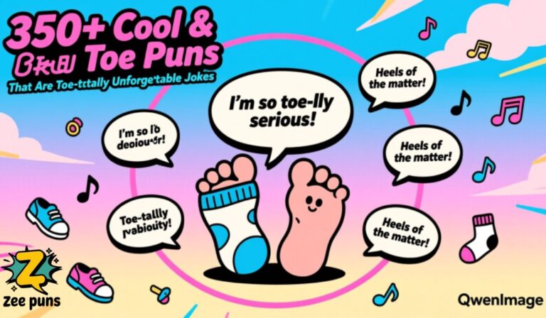 350+ Cool & Toe Puns That Are Toe-tally Unforgettable Jokes