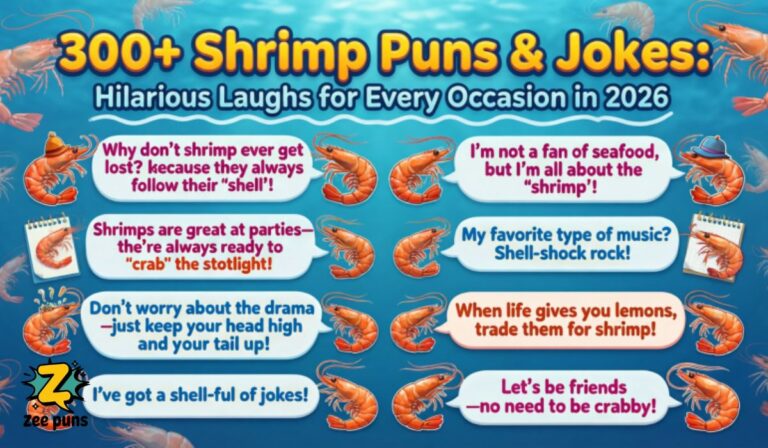 300+ Shrimp Puns & Jokes Hilarious Laughs for Every Occasion in 2026