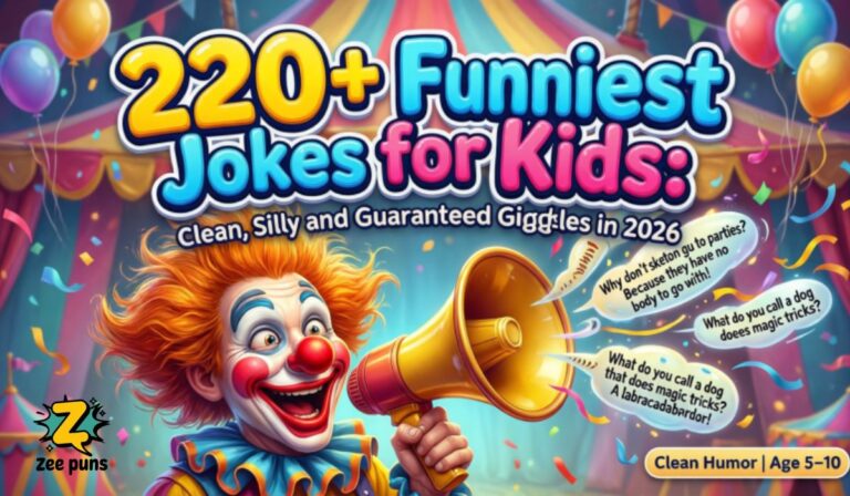 220+ Funniest Jokes for Kids Clean, Silly and Guaranteed Giggles in 2026