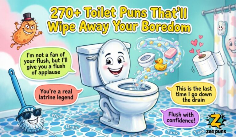 270+ Toilet Puns That’ll Wipe Away Your Boredom