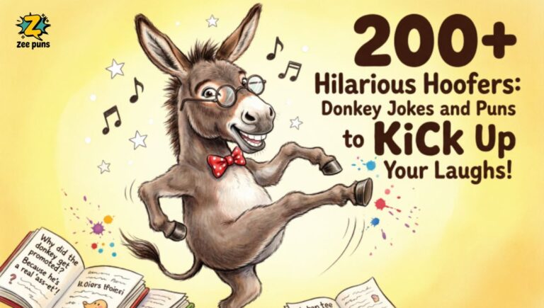 200+ Hilarious Hoofers Donkey Jokes and Puns to Kick Up Your Laughs!