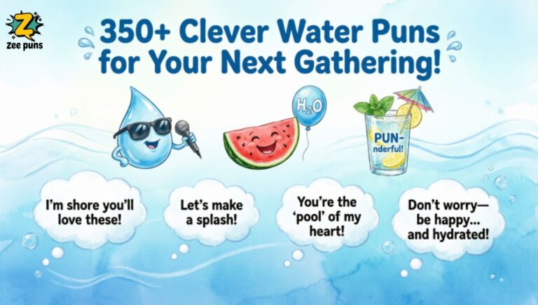 350+ Clever Water Puns for Your Next Gathering!