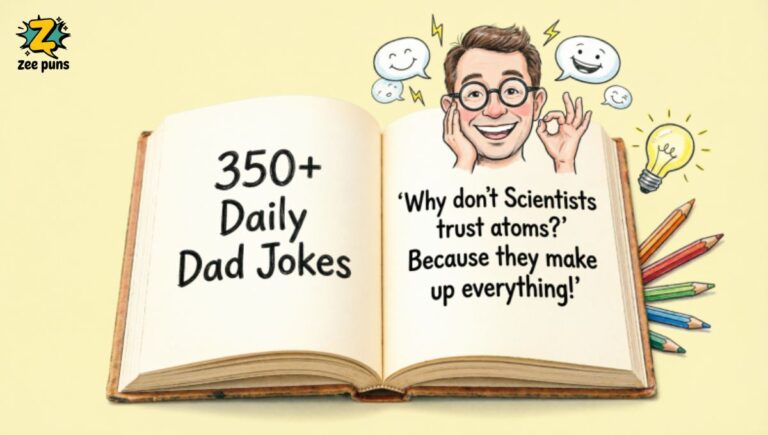 350+ Daily Dad Jokes The Funniest Family-Friendly Puns to Brighten Every Day
