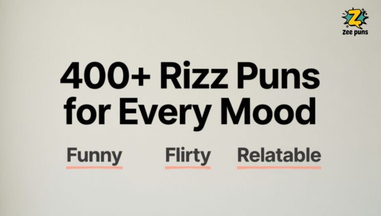 400+ Rizz Puns for Every Mood Funny, Flirty & Relatable