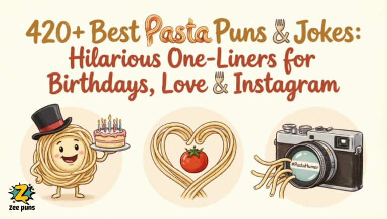 420+ Best Pasta Puns & Jokes Hilarious One-Liners for Birthdays, Love & Instagram