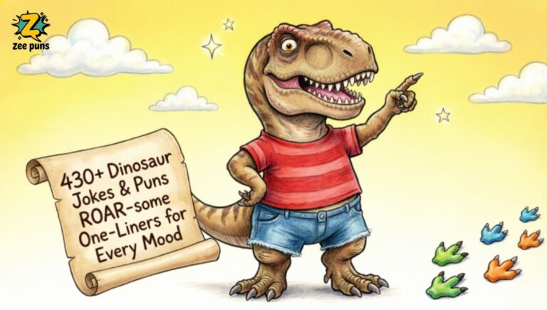 430+ Dinosaur Jokes & Puns ROAR-some One-Liners for Every Mood