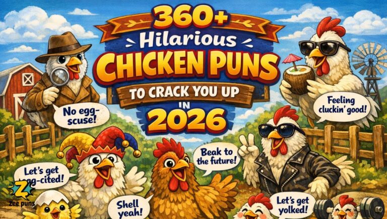 360+ Hilarious Chicken Puns to Crack You Up in 2026
