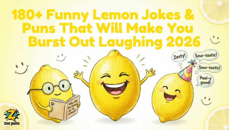 180+ Funny Lemon Jokes & Puns That Will Make You Burst Out Laughing 2026